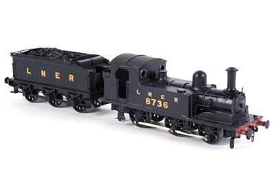 Lot 31 - A metal kit-built 0-gauge 0-6-0 locomotive