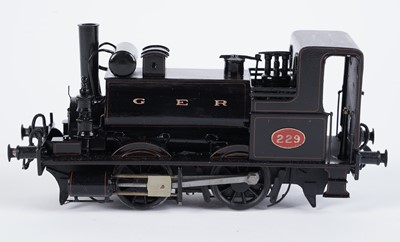 Lot 32 - A metal kit-built 0-gauge 0-4-0 locomotive