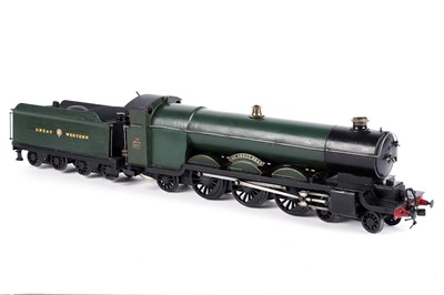 Lot 35 - A metal 0-gauge 4-6-2 locomotive and eight-wheel tender