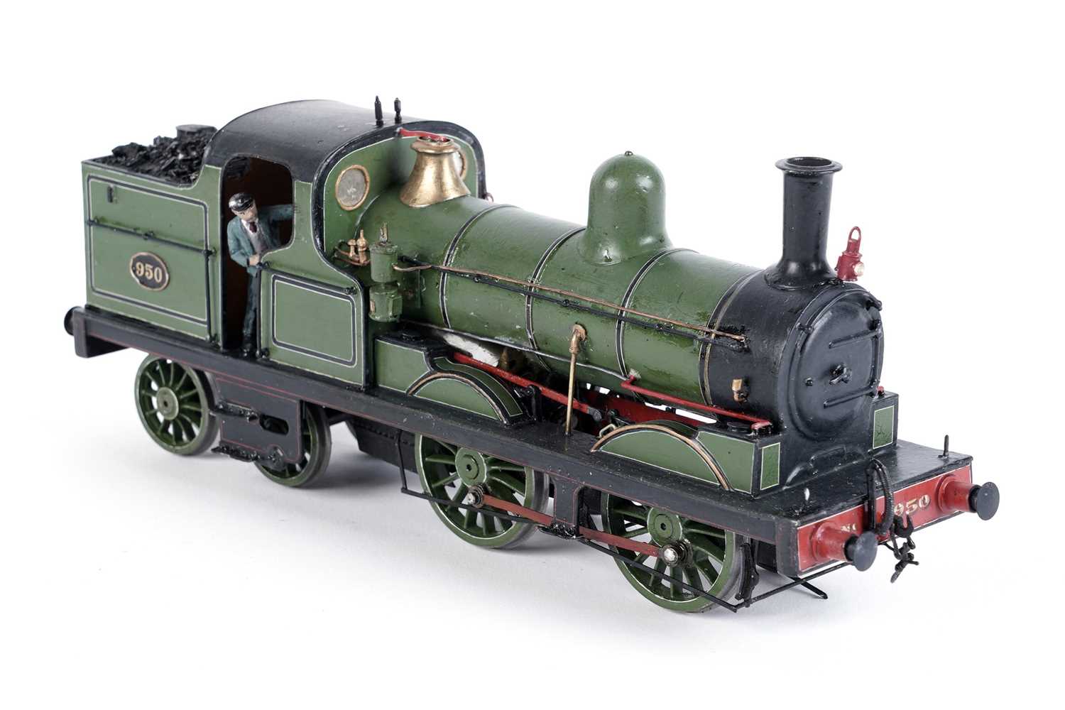 Lot 42 - A plastic kit-built 0-gauge 0-4-2 locomotive