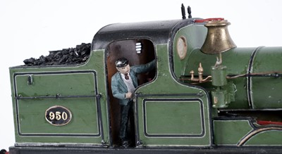 Lot 42 - A plastic kit-built 0-gauge 0-4-2 locomotive