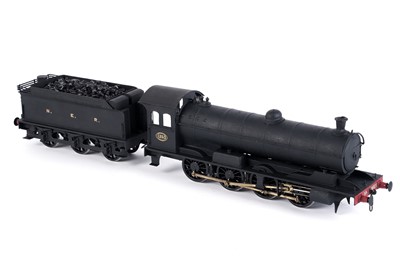 Lot 46 - A kit-built 0-gauge 0-8-0 locomotive and six-wheel tender