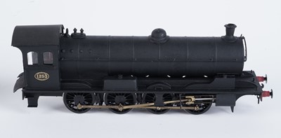Lot 46 - A kit-built 0-gauge 0-8-0 locomotive and six-wheel tender