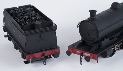 Lot 46 - A kit-built 0-gauge 0-8-0 locomotive and six-wheel tender