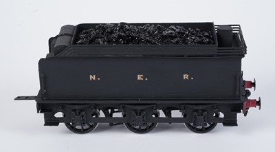 Lot 46 - A kit-built 0-gauge 0-8-0 locomotive and six-wheel tender