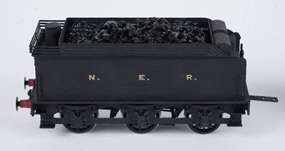Lot 46 - A kit-built 0-gauge 0-8-0 locomotive and six-wheel tender