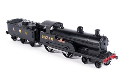 Lot 52 - A metal kit-built 0-gauge 4-4-0 locomotive and six-wheel tender