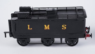 Lot 52 - A metal kit-built 0-gauge 4-4-0 locomotive and six-wheel tender