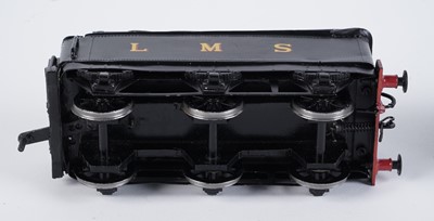 Lot 52 - A metal kit-built 0-gauge 4-4-0 locomotive and six-wheel tender
