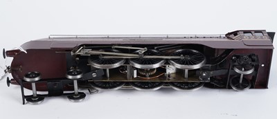 Lot 38 - A metal kit-built 0-gauge 4-6-2 locomotive and six-wheel tender