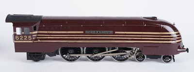 Lot 38 - A metal kit-built 0-gauge 4-6-2 locomotive and six-wheel tender