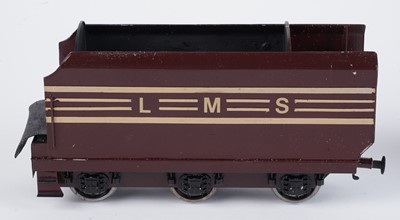 Lot 38 - A metal kit-built 0-gauge 4-6-2 locomotive and six-wheel tender