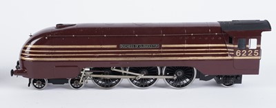 Lot 38 - A metal kit-built 0-gauge 4-6-2 locomotive and six-wheel tender