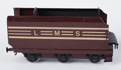 Lot 38 - A metal kit-built 0-gauge 4-6-2 locomotive and six-wheel tender