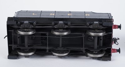 Lot 72 - A metal kit-built 0-gauge 2-8-0 locomotive and six-wheel tender