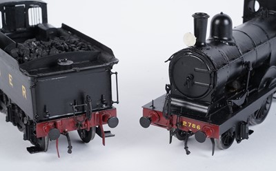 Lot 73 - A metal kit-built 0-gauge 0-6-0 locomotive and six-wheel tender