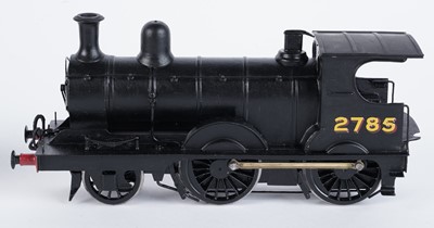 Lot 74 - A metal kit-built 0-gauge 0-6-0 locomotive and six-wheel tender