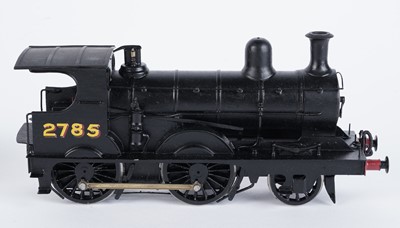 Lot 74 - A metal kit-built 0-gauge 0-6-0 locomotive and six-wheel tender