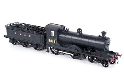 Lot 89 - A metal kit-built 0-gauge 4-4-0 locomotive and six-wheel tender