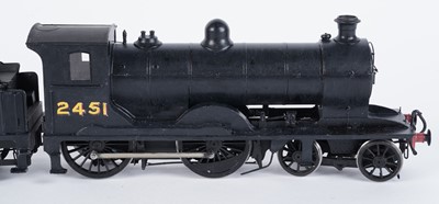 Lot 89 - A metal kit-built 0-gauge 4-4-0 locomotive and six-wheel tender