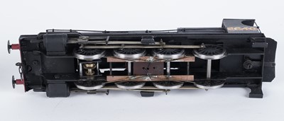 Lot 91 - A metal kit-built 0-gauge 0-8-0 locomotive and six-wheel tender
