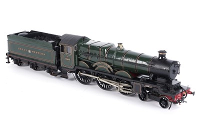 Lot 92 - A metal kit-built 0-gauge 4-6-0 locomotive and six-wheel tender