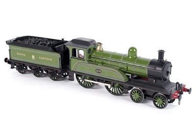 Lot 93 - A metal kit-built 0-gauge 4-4-0 locomotive and six-wheel tender