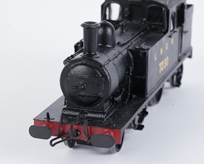 Lot 98 - A metal kit-built 0-gauge 2-4-2 locomotive
