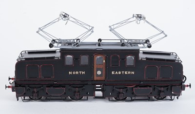 Lot 99 - A metal kit-built 0-gauge 4-4 Bo-Bo electric locomotive