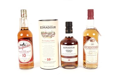 Lot 217 - Three various bottles of Scotch Whisky