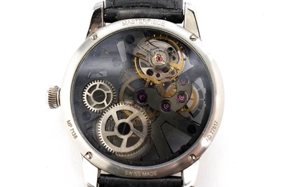 Lot 581 - Maurice Lacroix Masterpiece: a stainless steel cased wristwatch