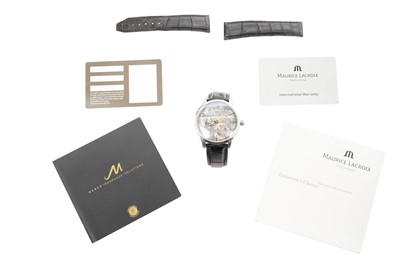 Lot 581 - Maurice Lacroix Masterpiece: a stainless steel cased wristwatch