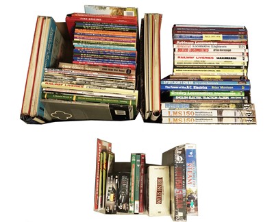 Lot 285A - A selection of books and DVDs relating to trains, commercial vehicles, and model building