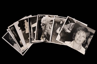 Lot 1312 - Press Association and other celebrity actor black and white photographs