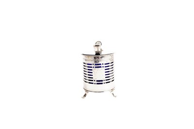 Lot 1500 - A Victorian matched condiment set