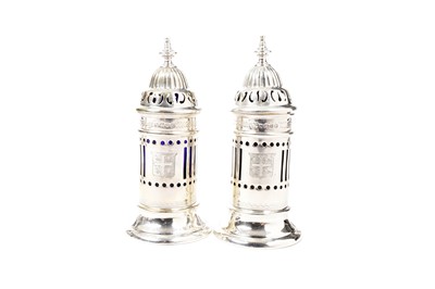Lot 1500 - A Victorian matched condiment set