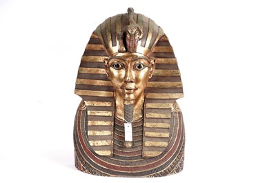 Lot 230 - A large decorative Mask of Tutankhamun