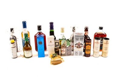 Lot 210 - A collection of whisky and spirits