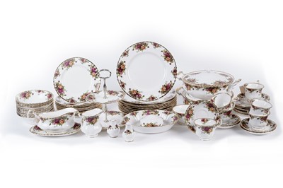 Lot 159 - A Royal Albert ‘Old Country Roses’ part tea and dinner service