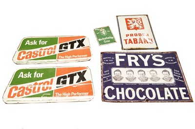 Lot 244 - A collection of enamel signs