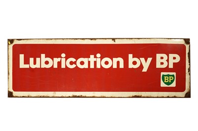 Lot 245 - A BP enamel sign