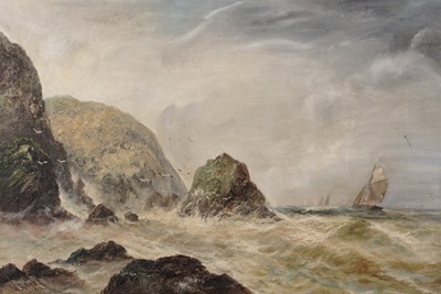 Lot 110 - William Rogers - A pair of marine views | oil