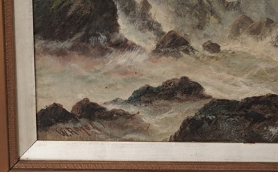 Lot 110 - William Rogers - A pair of marine views | oil