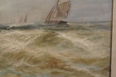 Lot 110 - William Rogers - A pair of marine views | oil