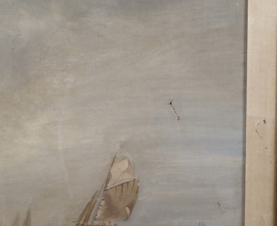 Lot 110 - William Rogers - A pair of marine views | oil