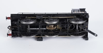 Lot 148 - A metal kit-built 0-gauge 0-6-0 locomotive and six-wheel tender