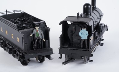 Lot 148 - A metal kit-built 0-gauge 0-6-0 locomotive and six-wheel tender