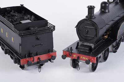 Lot 173 - A Medley Models metal kit-built 0-gauge 4-4-0 locomotive and six-wheel tender