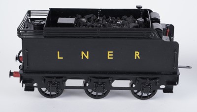 Lot 173 - A Medley Models metal kit-built 0-gauge 4-4-0 locomotive and six-wheel tender
