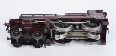 Lot 174 - A Hornby 0-gauge 4-4-0 locomotive and six-wheel tender